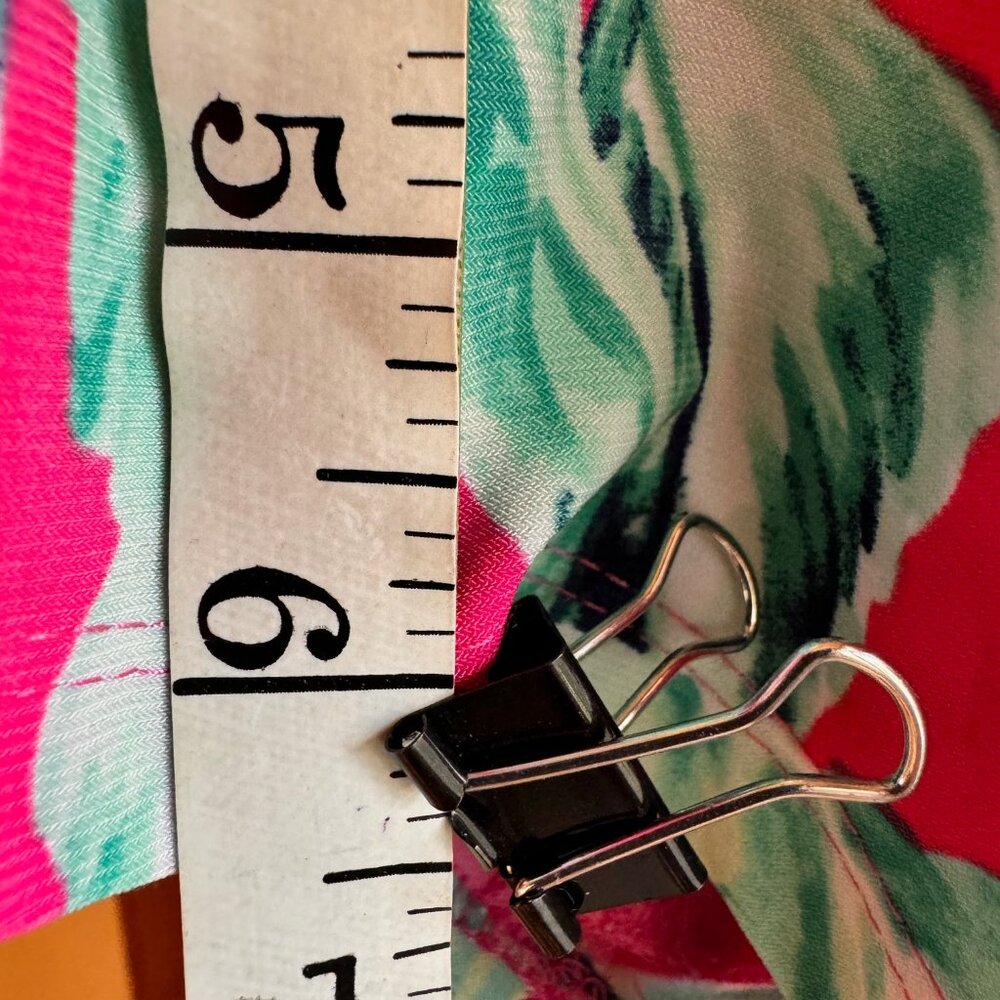Pappagallo Tropical Pink A-line Dress, Sz L, NWT - Picture 8 of 13